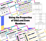 Using the properties of odd and even numbers PPT and works