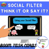 Using your Social Filter SEL BOOM Digital Cards
