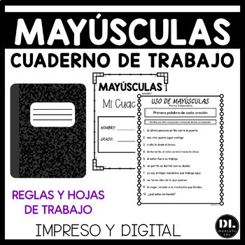 Preview of Letras mayúsculas | Capital letters Spanish workbook