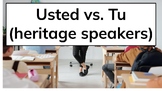 Usted vs. Tu Test (Prueba) w/ Answer Key