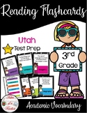 Utah 3rd Grade Reading Academic Vocabulary Flash Cards