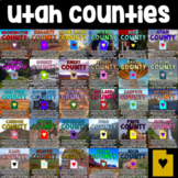 Utah Counties Bundle - Informative Reading/Writing - Socia