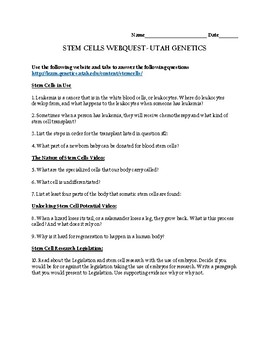 Genetics Webquest Worksheet Answers - Escolagersonalvesgui