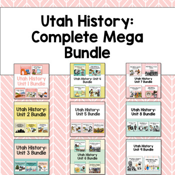 Preview of Utah History: Complete Mega Bundle