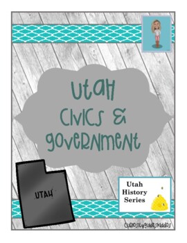 Preview of Utah History Series: Utah Civics & Government- S.S. Standard 3- Student Workbook