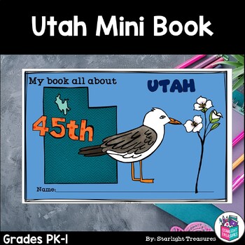 Preview of Utah Mini Book for Early Readers - A State Study