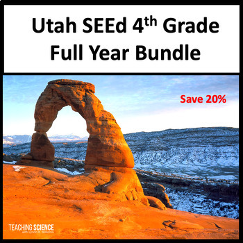 Preview of Utah SEEd 4th Grade Full-Year - Science Lessons and Activities for Fourth Grade