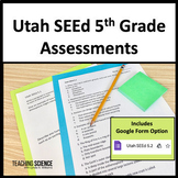 Utah SEEd 5th Grade Assessments and Science Utah RISE Test Prep