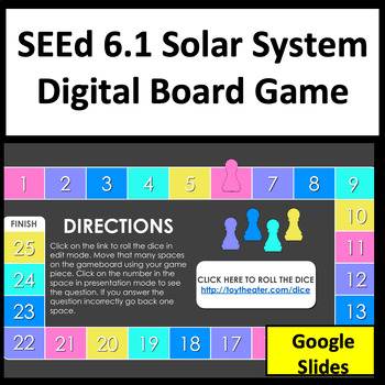 Preview of Utah SEEd 6.1 Solar System Science Review Digital Game and Utah RISE Test Prep