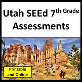 Utah SEEd 7th Grade Science Assessments Utah RISE Test Pre