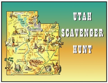 Preview of Utah Scavenger Hunt