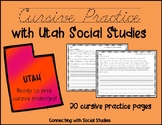 Utah Social Studies Cursive Practice