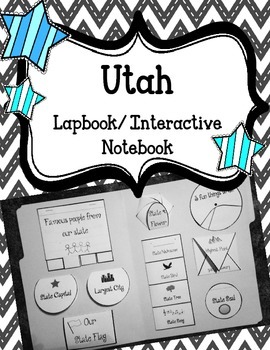Preview of Utah State Lapbook. Interactive Notebook. US History and Geography