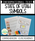 Utah State Symbols Reading Comprehension 4th Grade Social Studies