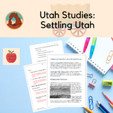 Utah Studies: Mormon Pioneers Settle Utah