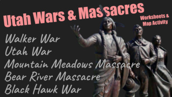 Preview of Utah Wars & Massacres Bundle: 5 Conflicts between Mormons, Federals, & Natives
