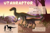 Utahraptor - Dinosaur Poster & Handout