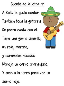 Utilizando letra 'rr' by Juan Vizcarra | Teachers Pay Teachers