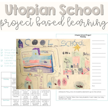 Create and Design a Utopian School Project | Enrichment | Project Based  Learning