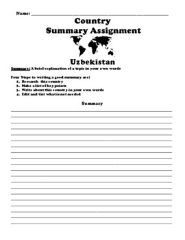 my native country uzbekistan essay