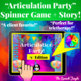 V Articulation Teletherapy Activity│Interactive Game + Sto