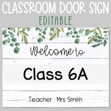 Welcome Sign Editable