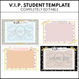 V.I.P. Student Template | Editable | Google Slides | Dista