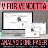 V for Vendetta Critical Reading and Analysis Activity