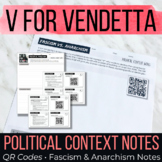 V for Vendetta Pre Reading Political Context Activity