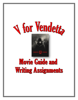 Preview of V for Vendetta - Movie Guide and Assignments with Key (WW2 and Totalitarianism)