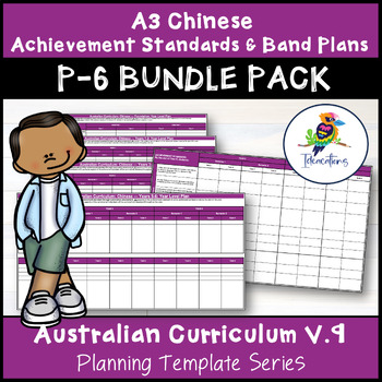 Preview of V9 Australian Curriculum CHINESE ACHIEVEMENT STANDARDS Bundle Pack - F - YEAR 6