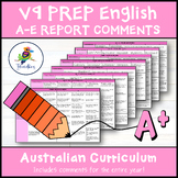 V9 Australian Curriculum English Report Comments and Crite