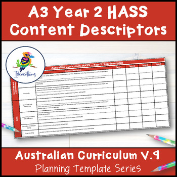 Preview of V9 Australian Curriculum HASS Content Descriptor Overviews - Year 2