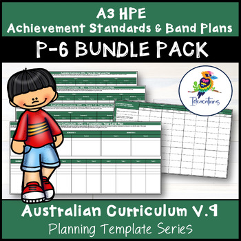 Preview of V9 Australian Curriculum HPE ACHIEVEMENT STANDARD CHECKLIST Bundle Pack - F-YR 6
