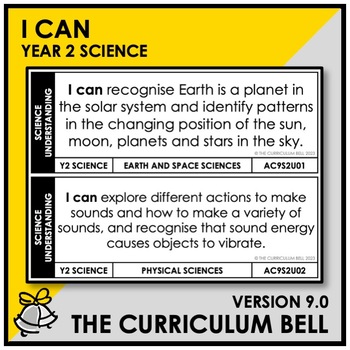 Preview of V9 I CAN | AUSTRALIAN CURRICULUM | YEAR 2 SCIENCE