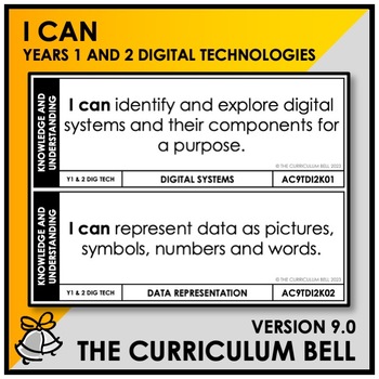 Preview of V9 I CAN | AUSTRALIAN CURRICULUM | YEARS 1 AND 2 DIGITAL TECHNOLOGIES