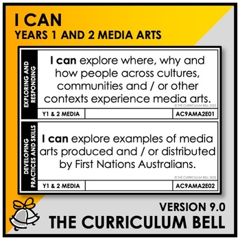 Preview of V9 I CAN | AUSTRALIAN CURRICULUM | YEARS 1 AND 2 MEDIA ARTS