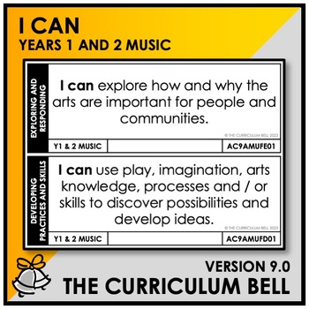 Preview of V9 I CAN | AUSTRALIAN CURRICULUM | YEARS 1 AND 2 MUSIC