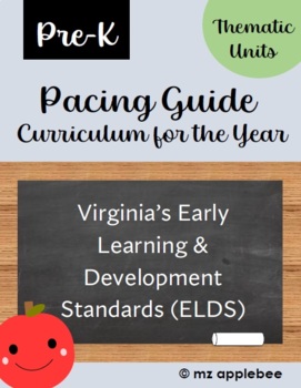 Preview of VA Early Learning (Pre-K) Pacing Guide