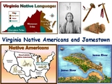 VA Native Americans & Jamestown Lesson&Flashcards state ex