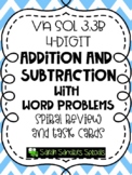 VA SOL 3.3b Addition and Subtraction 4-Digit with Word Problems