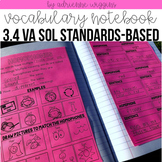 VA SOL 3.4 Standards Based Notebook Portfolio