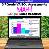 VA SOL 3rd Grade Math Assessments Bundle - Google Classroo