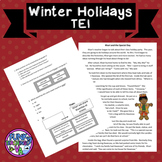 VA SOL Holiday Comprehension Pack with TEI Kwanzaa Hanukka