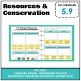 VA Science SOL 5.9 Energy & Conservation TEI Practice Review