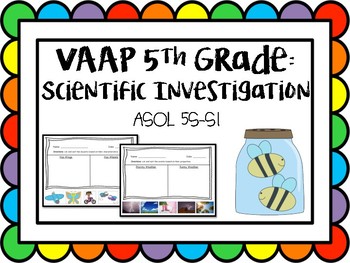 Preview of VAAP Classification Sort (5th Grade Science)