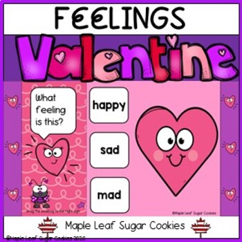 Preview of VALENTINE EMOTIONS - Match the Heart to the Feelings -  - Google Slides Fun
