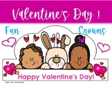 VALENTINE'S DAY 20 CROWNS!!  VALENTINE'S DAY 20 HATS!! VAL