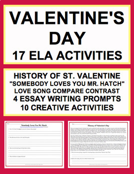 Preview of VALENTINE'S DAY ACTIVITIES