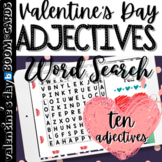 VALENTINE'S DAY ACTIVITY: ADJECTIVES Word Search BOOM CARD